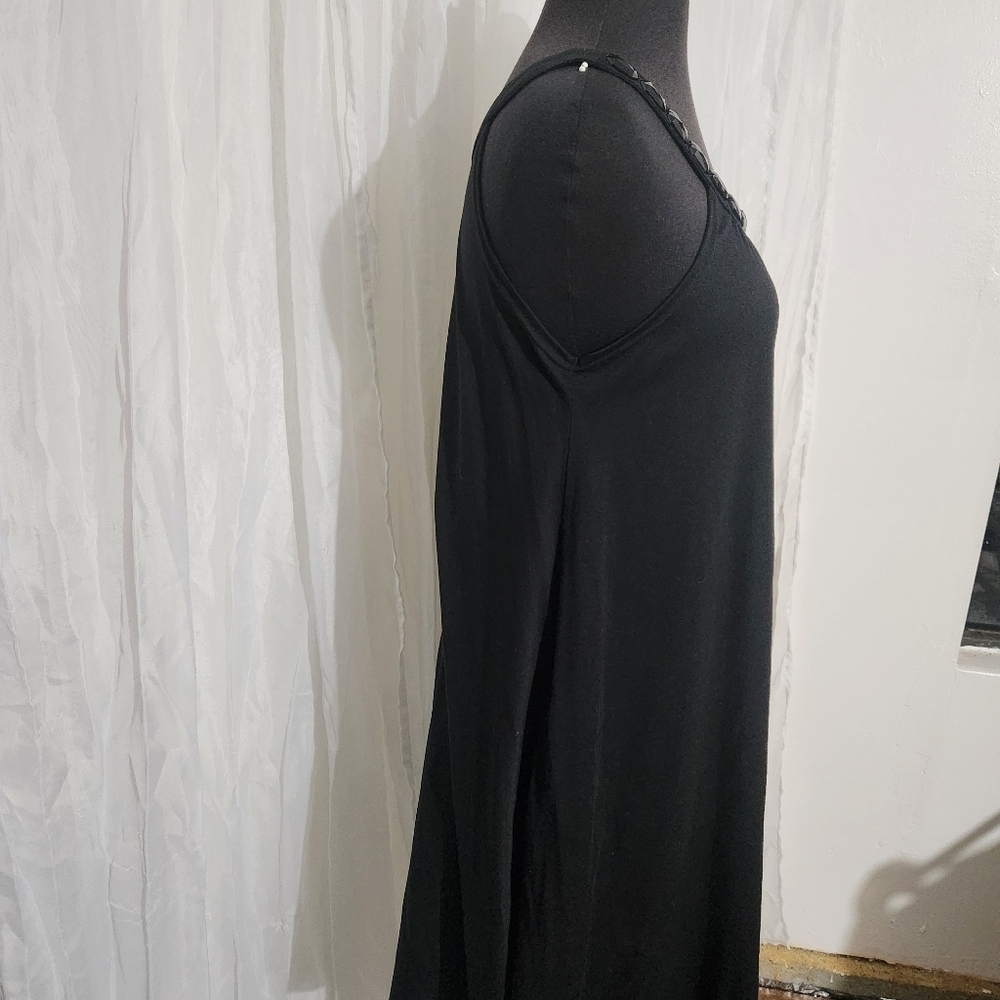 Profile black dress #067 size LARGE - Picture 3 of 10